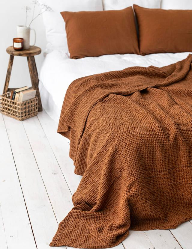 King Linen Waffle Blanket
