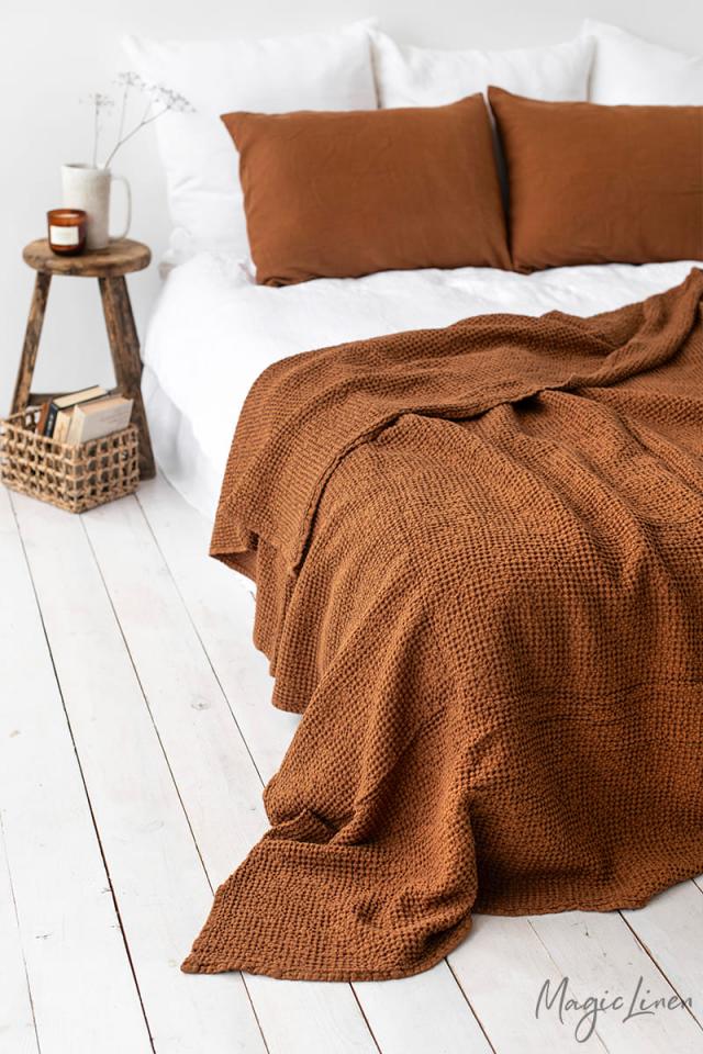 King Linen Waffle Blanket