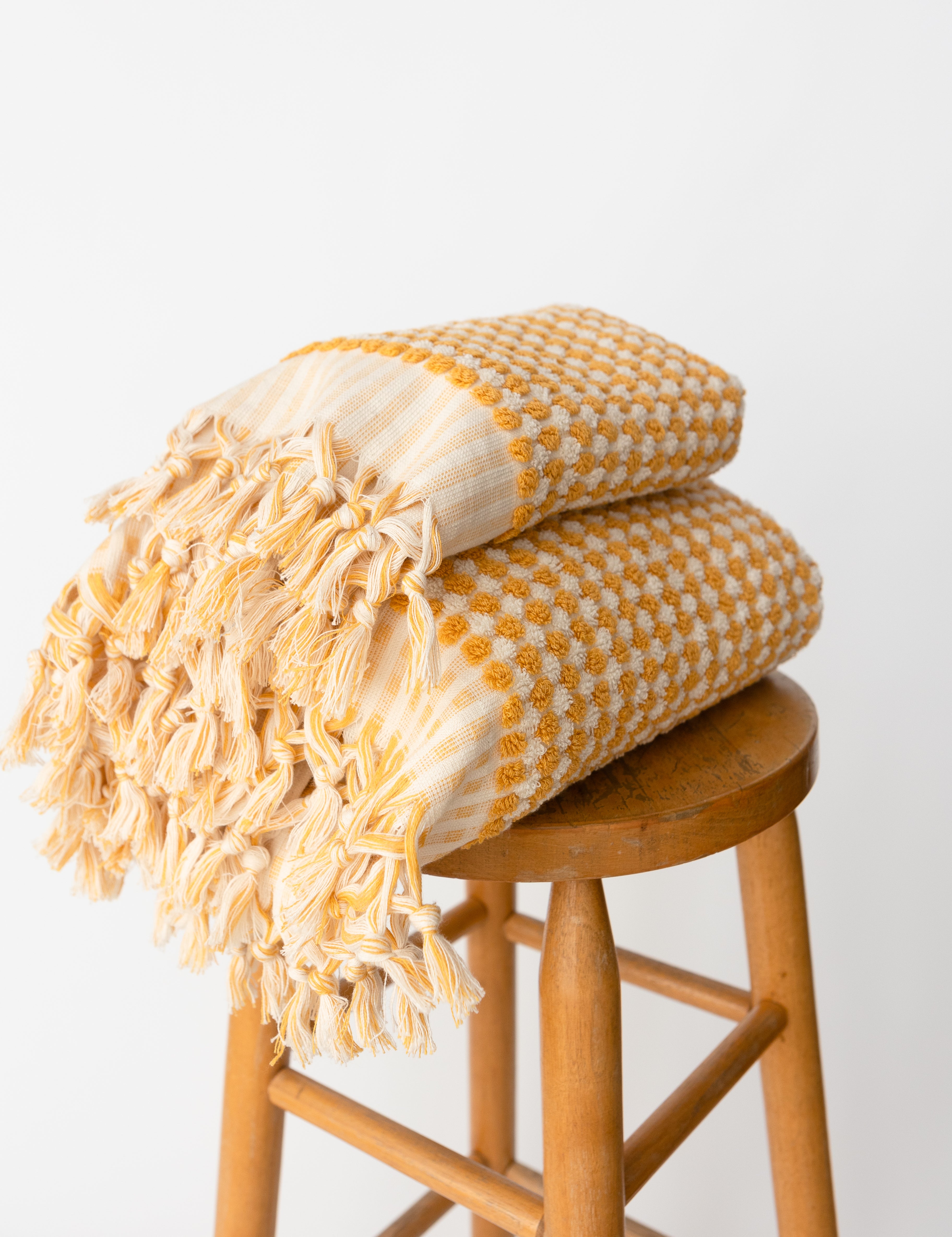 Tassel Bath Towels