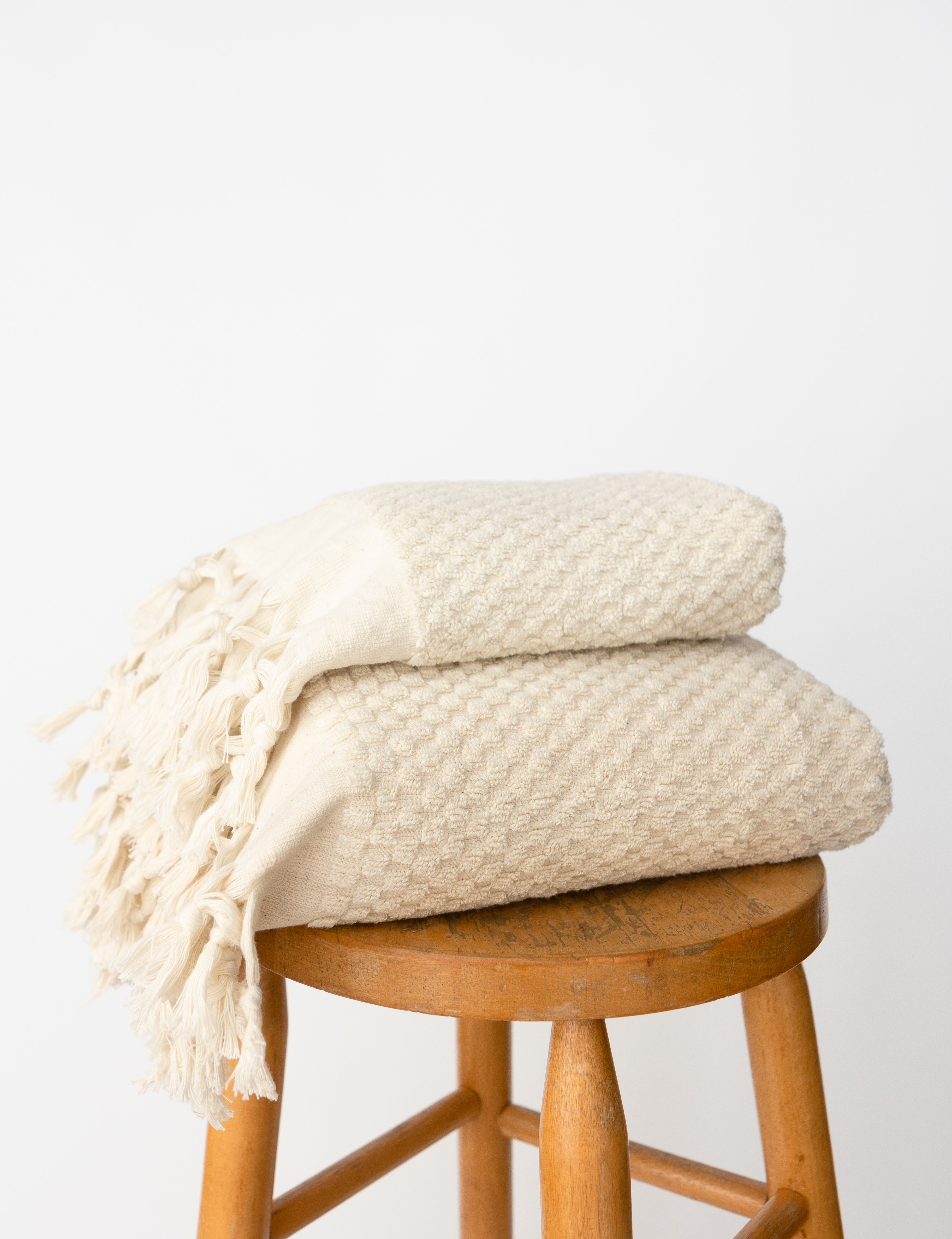 Tassel Bath Towels